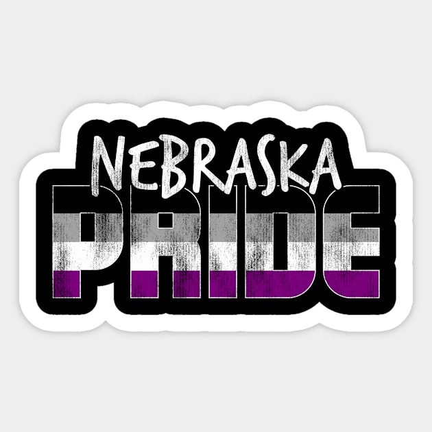 Nebraska Pride Asexual Flag Sticker by wheedesign